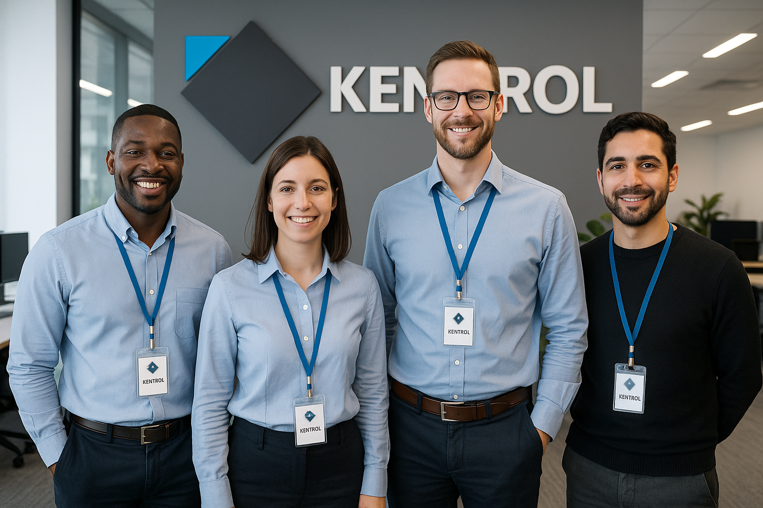 Equipe Kentrol trabalhando em conjunto